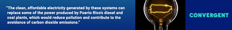 Convergent Energy and Power, Convergent, Energy Storage, Battery Storage, Solar-plus-Storage, solar plus storage, solar+storage, puerto rico, energy grid, clean energy, renewable energy, reliable energy, department of energy, DOE