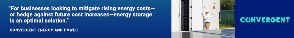 Convergent, Convergent Energy and Power, Energy Storage, Battery Storage, Solar PV, Solar-Plus-Storage, Solar+Storage, Clean Energy, New England, ISO-NE, Business Energy Costs, Energy Prices, Carbon Footprint, New England Businesses, Energy Costs in New England