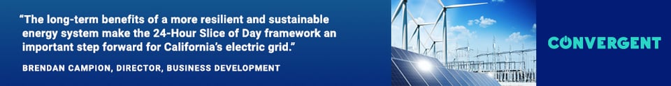 Convergent Energy and Power, Convergent, Energy Storage, Battery STorage, Solar Energy, Solar PV, Solar-plus-Storage, solar+storage, solar and storage, utility, utility energy storage, utility battery storage, california, 24 hour slice of day, 24-hour slice of day, renewable energy, clean energy, california utility