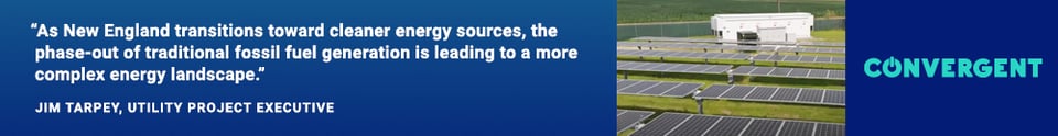 Convergent Energy and Power, Convergent, Energy Storage, Battery Storage, Solar-plus-Storage, Solar+storage, ISO-NE, energy storage for utilities, invester owned utility, municipal utility, capacity and transmission costs, ISO NE auction