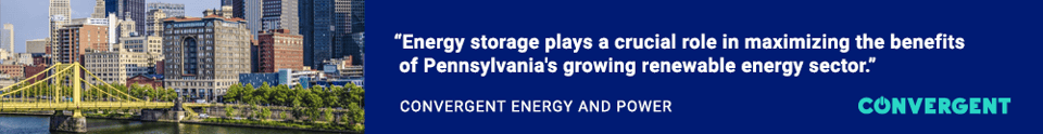 Convergent Energy and Power, Convergent, Energy Storage, Battery Storage, Solar Energy, Solar Power, Solar PV, Solar plus Storage, solar+storage, tax incentives, pennsylvania energy storage, clean energy, pennsylvania incentives, pennsylvania solar, recs, renewable energy credits, Pennsylvania recs, on site renewable energy, on site solar, on site renewables