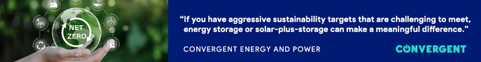 Convergent, Energy Storage, Battery Storage, ESG, environmental sustainable governance, sustainability, clean energy, corporate sustainability, solar-plus-storage, solar energy