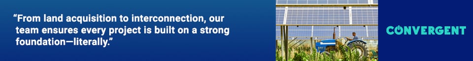 Convergent, Convergent Energy and Power, Energy Storage, Battery Storage, Solar PV, Land Development, Land for Solar, Renewable Energy, Clean Energy, Utility, Utilities, Solar-plus-Storage, solar + storage, biodiversity, land parcels
