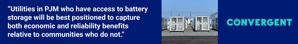 Battery Energy Storage System by Convergent Energy and Power for PJM Utilities Battery Storage Solution for Reliability, Peak Load Management, Transmission and Distribution Deferral, Rate Stability